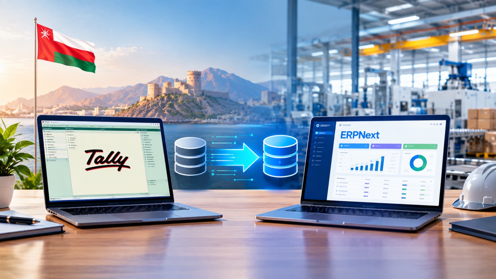 Tally to ERPNext migration for Omani manufacturers